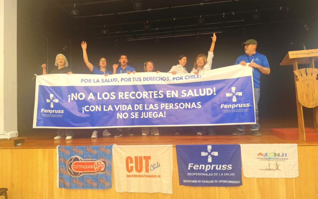 Choapa se moviliza: Fenpruss despliega lienzo contra recorte en salud 