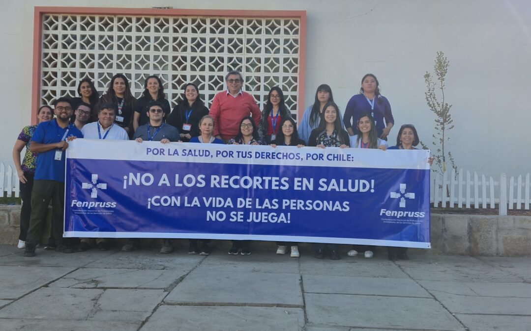 Andacollo se levanta: Fenpruss despliega lienzo y alza la voz contra los recortes en la salud pública