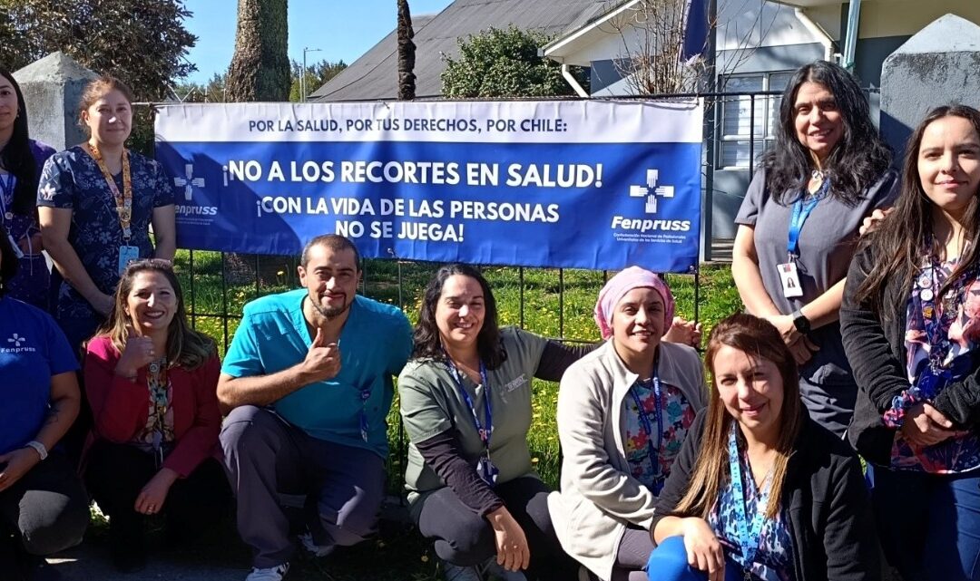 Fenpruss Araucanía Sur despliega su fuerza en red por la defensa de la salud pública