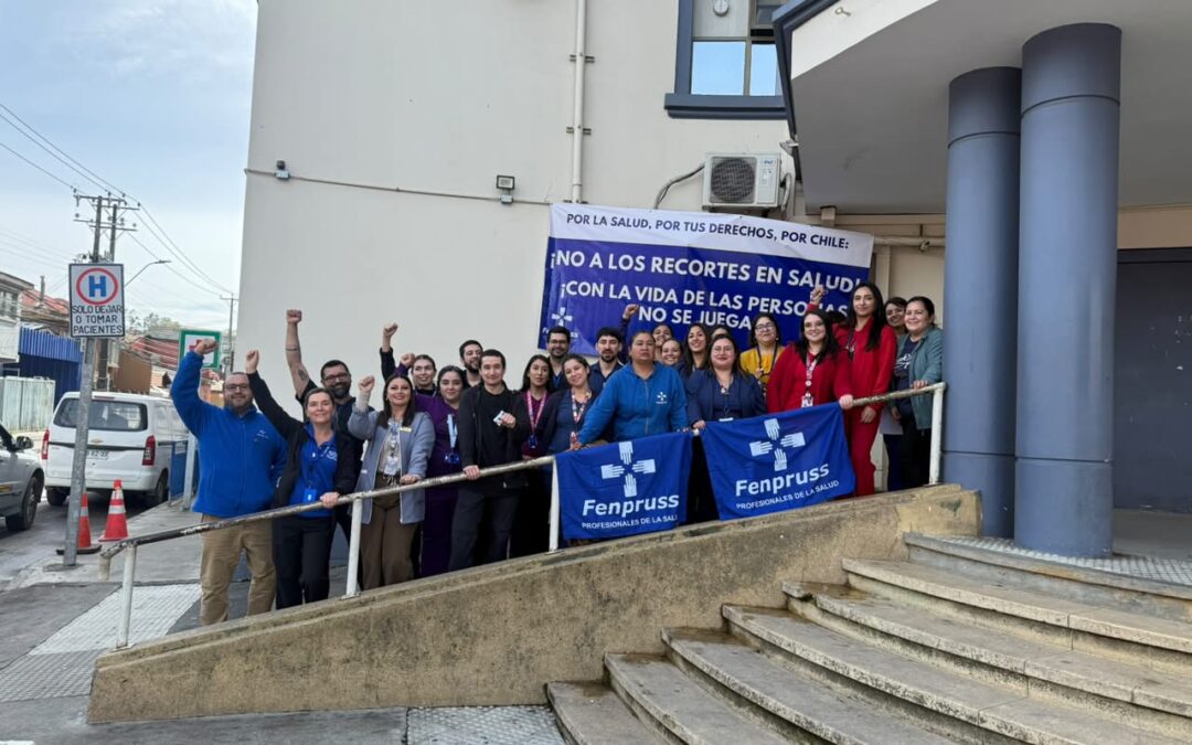 Desde Lota se levanta la defensa de la salud pública: Fenpruss despliega lienzo con fuerza y unidad