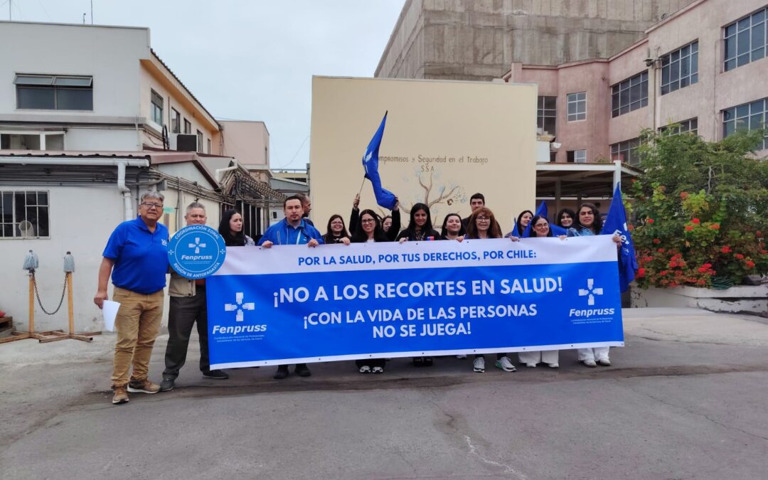 Fenpruss Dirección de Servicio de Salud Antofagasta se pronuncia contra el recorte en salud