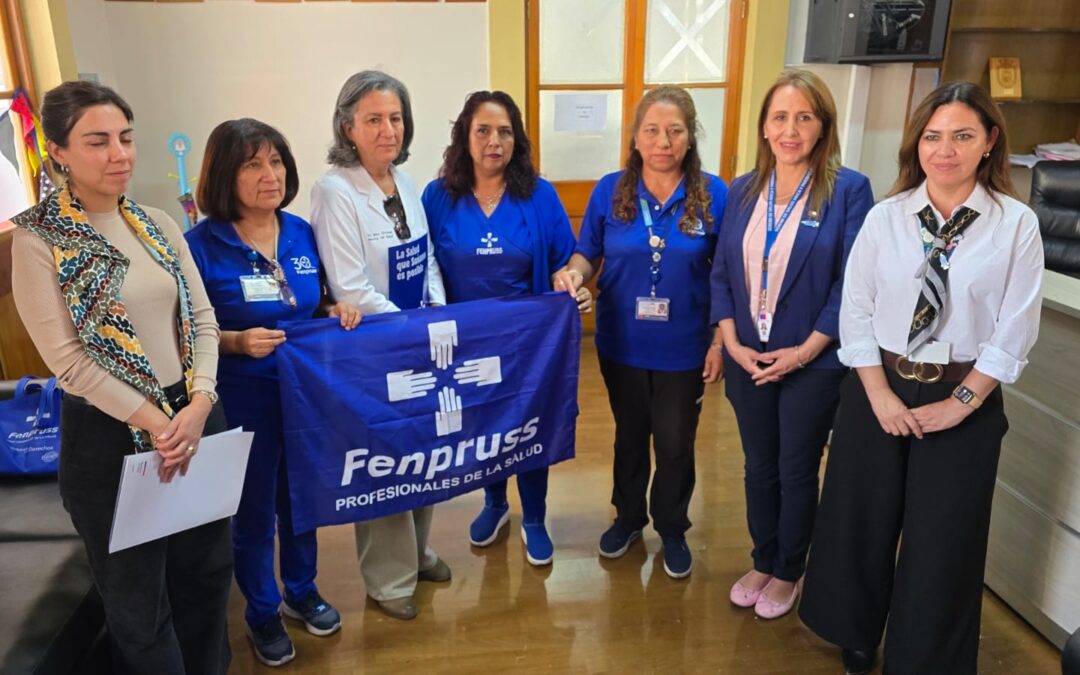 Fenpruss Arica entrega carta a ministra y expone crisis de la red en la región 