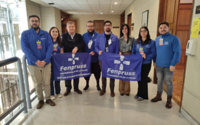 Fenpruss se reunió con presidenta del Senado para plantear rechazo al recorte en salud
