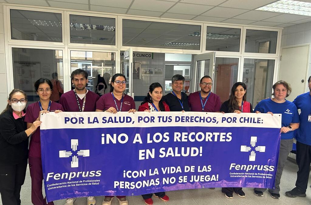Fenpruss Microárea Santa Cruz marca presencia en defensa de la salud pública