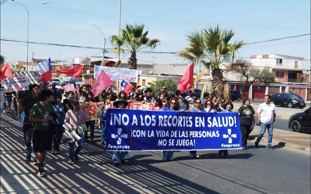 Fenpruss Arica se despliega por los derechos de las y los trabajadores