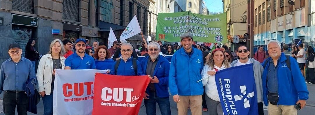 Fenpruss Zona Quinta Región se despliega  por los derechos laborales