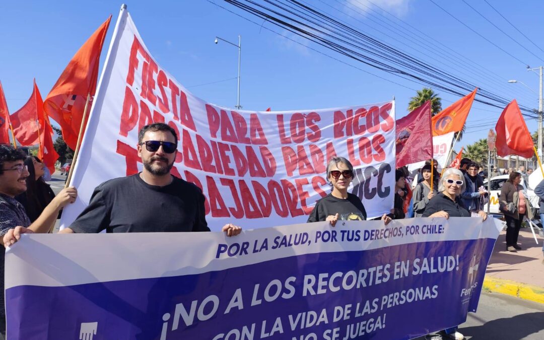 Fenpruss La Serena se moviliza por la defensa del trabajo y la salud pública