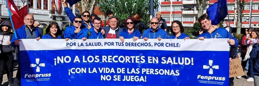 Fenpruss Los Ríos se hace presente en marcha de la CUT