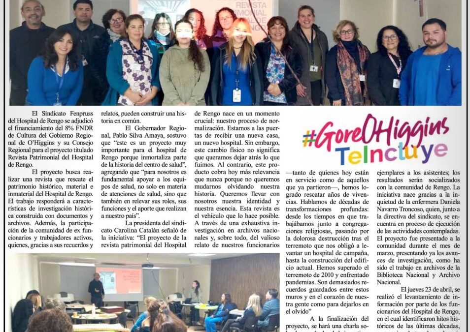 Fenpruss Rengo se adjudica proyecto patrimonial del Hospital de Rengo