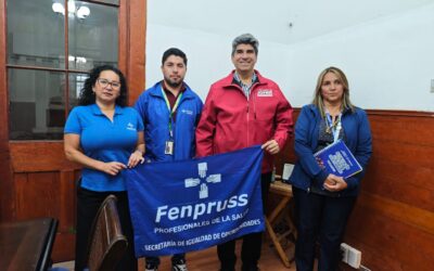 Fenpruss Iquique aborda con diputado Álvaro Jofré impacto de recortes y crisis de la salud regional