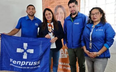 Fenpruss Iquique alerta sobre riesgos para programas sociales y atención oncológica en reunión con diputada Naranjo