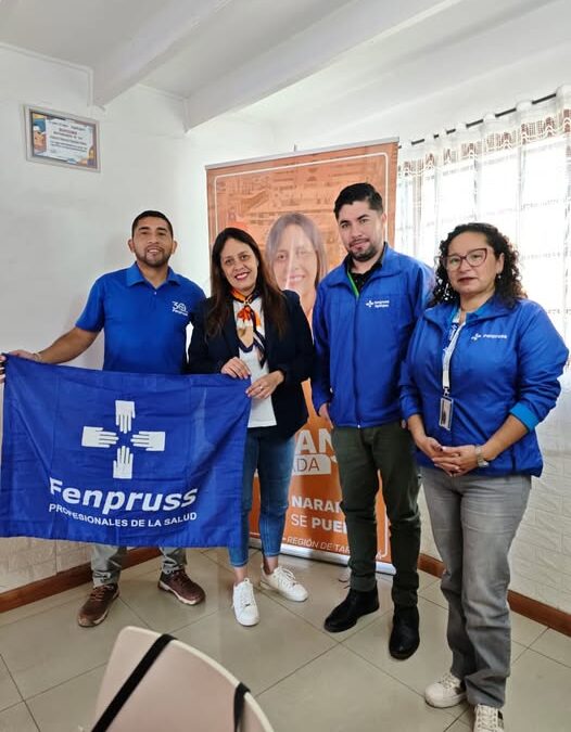 Fenpruss Iquique alerta sobre riesgos para programas sociales y atención oncológica en reunión con diputada Naranjo