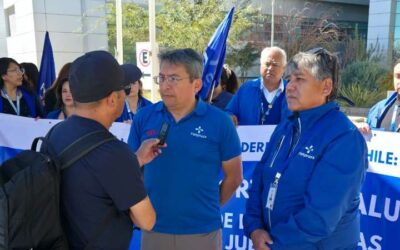 Fenpruss Calama manifiesta en punto de prensa preocupación por Presupuesto 2027 y crisis de la salud pública