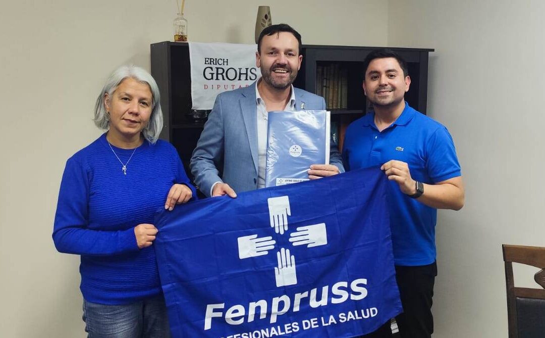 Coordinación Fenpruss Coquimbo se reúne con diputado Grohs por preocupación ante recorte en salud