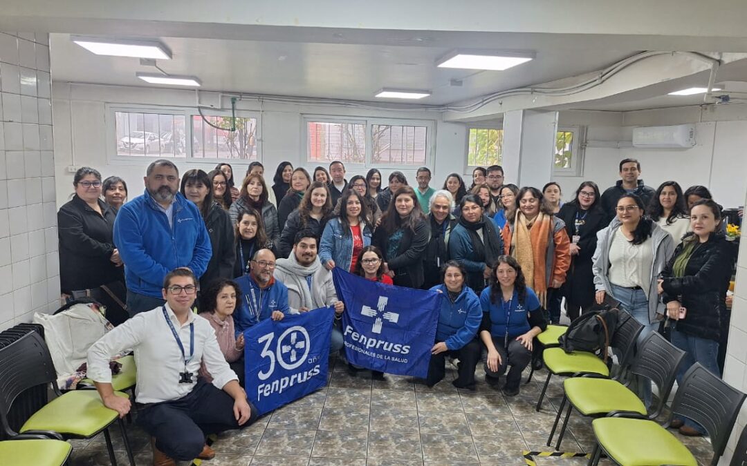 Alta participación marcó la Asamblea de la Base Fenpruss del Servicio de Salud Los Ríos