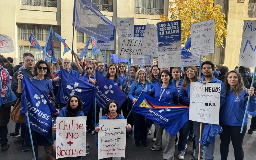 Fenpruss se moviliza en el Senado y exige revertir recortes que afectan a la salud pública