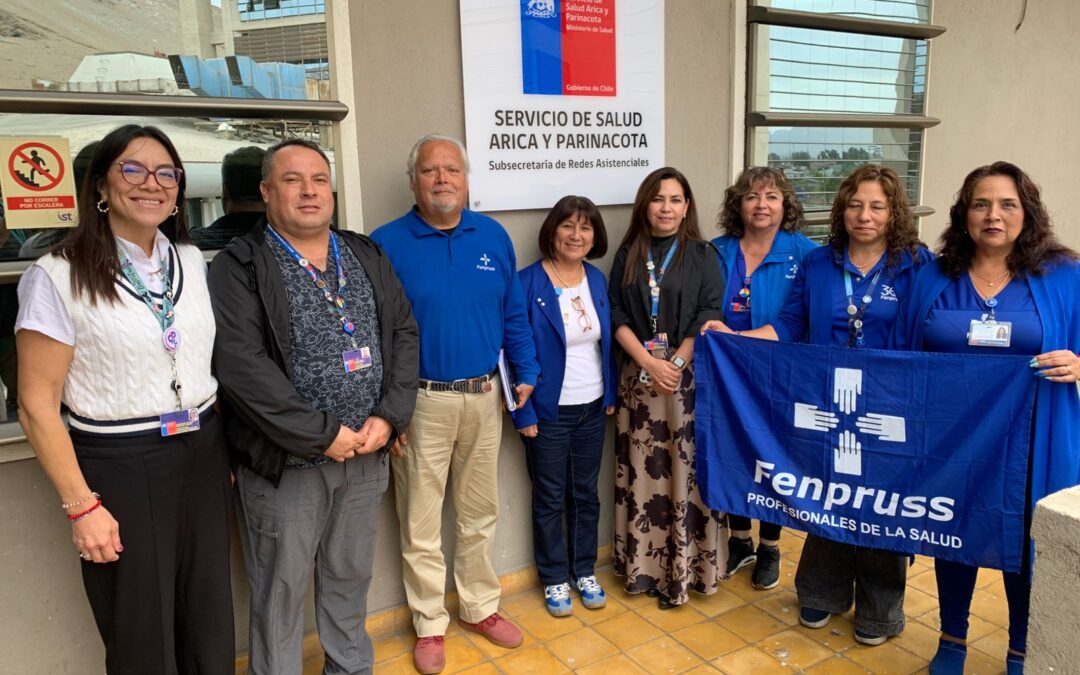 Coordinación Fenpruss Zonal Arica aborda desafíos gremiales y alerta por recortes en salud pública
