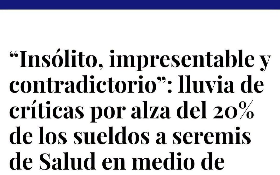 Fenpruss Aysén cuestiona en la prensa alza de remuneraciones para seremis de Salud en medio de recortes presupuestarios