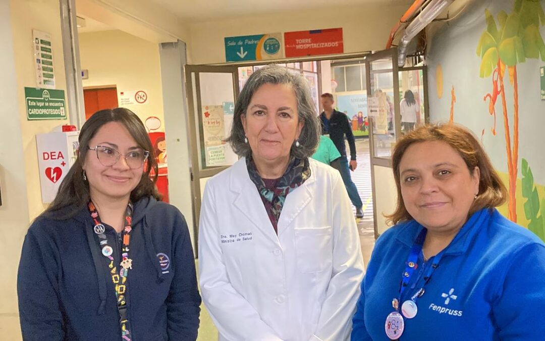 Fenpruss Hospital Calvo Mackenna entrega carta a ministra de Salud y alerta por efectos de los recortes en atención pediátrica