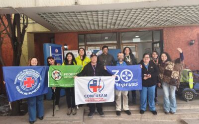Frente Metropolitano Zonal Occidente se despliega en defensa de la salud pública