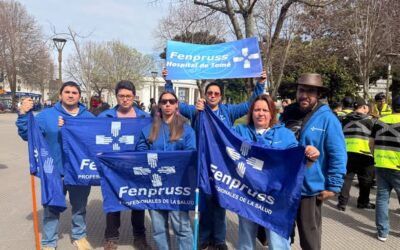 Fenpruss se suma a marcha en Concepción en memoria de dirigentes portuarios asesinados durante la dictadura militar