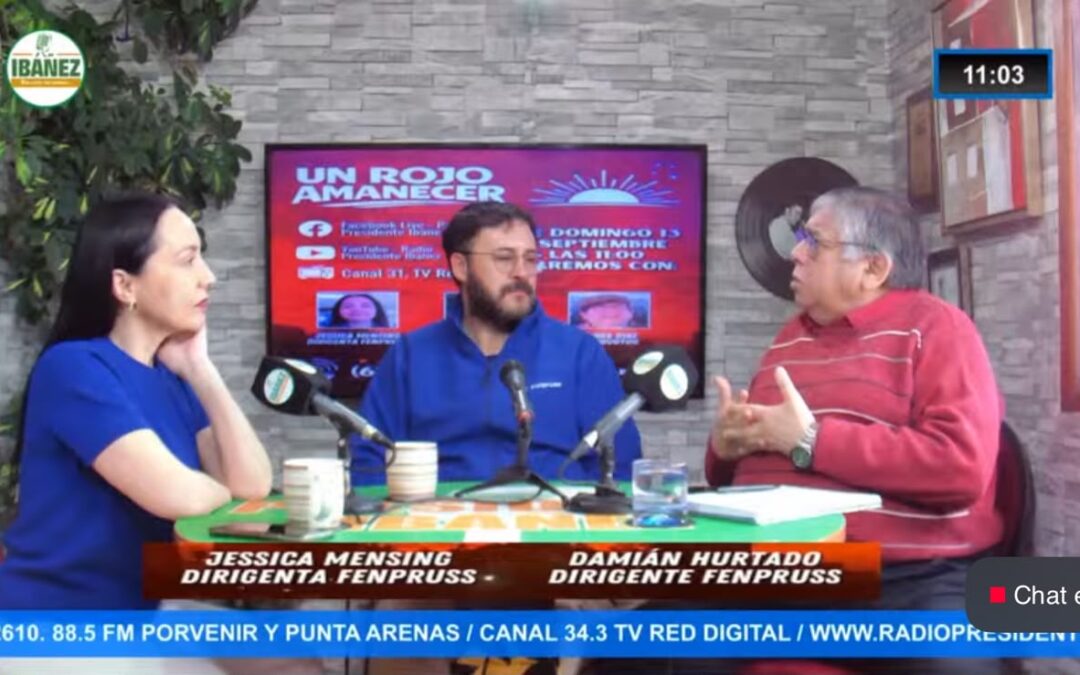 Base Fenpruss Magallanes alerta en Radio Presidente Ibáñez sobre crítica situación de la salud pública regional 