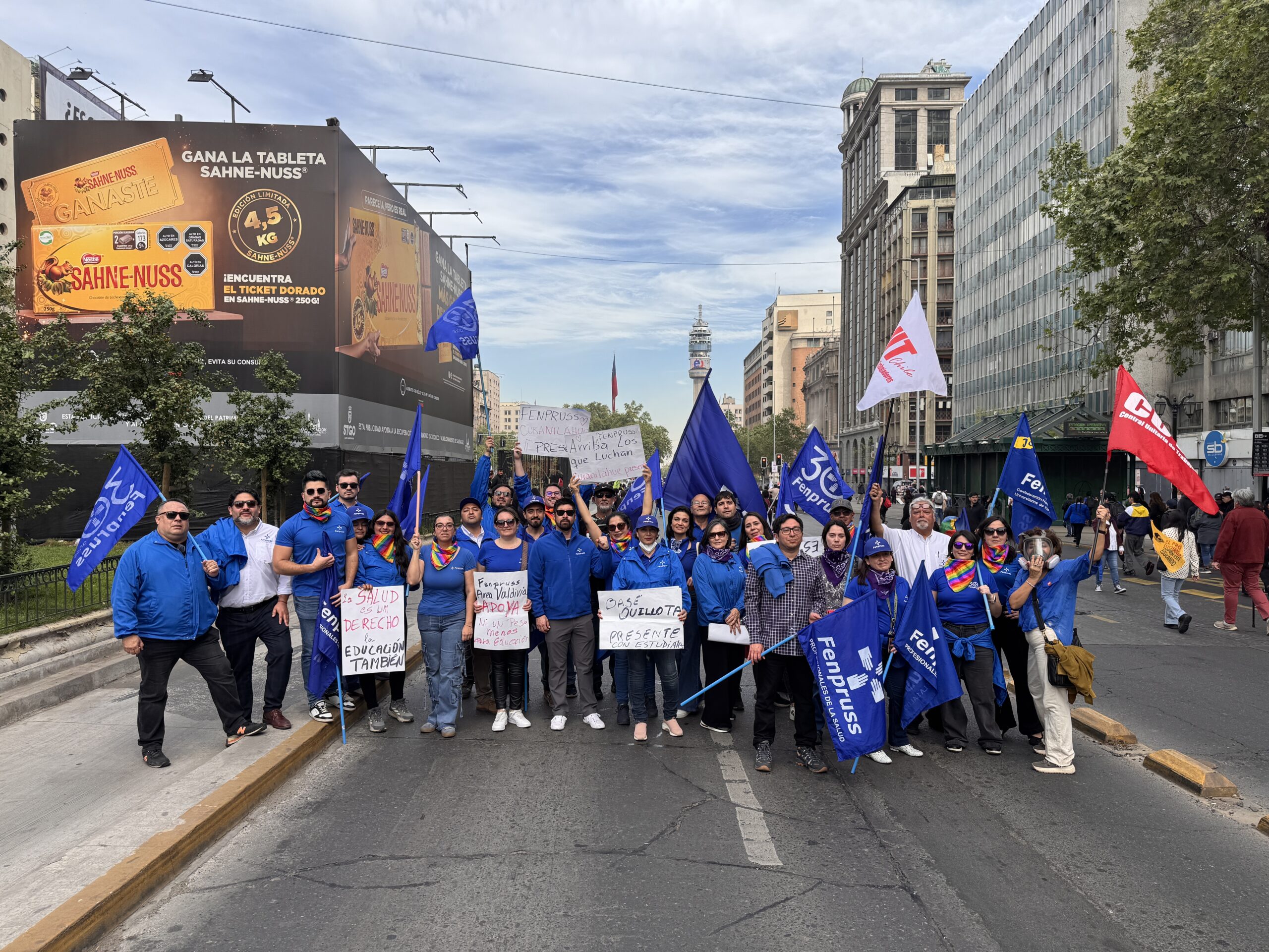 Fenpruss salud paro nacional confech octubre 2026